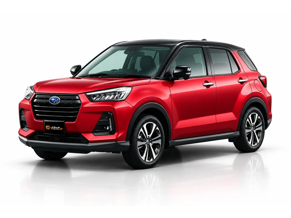Subaru Rex A201 — Génération 4 · SUV · 5 portes — vue trois-quarts avant vers la gauche