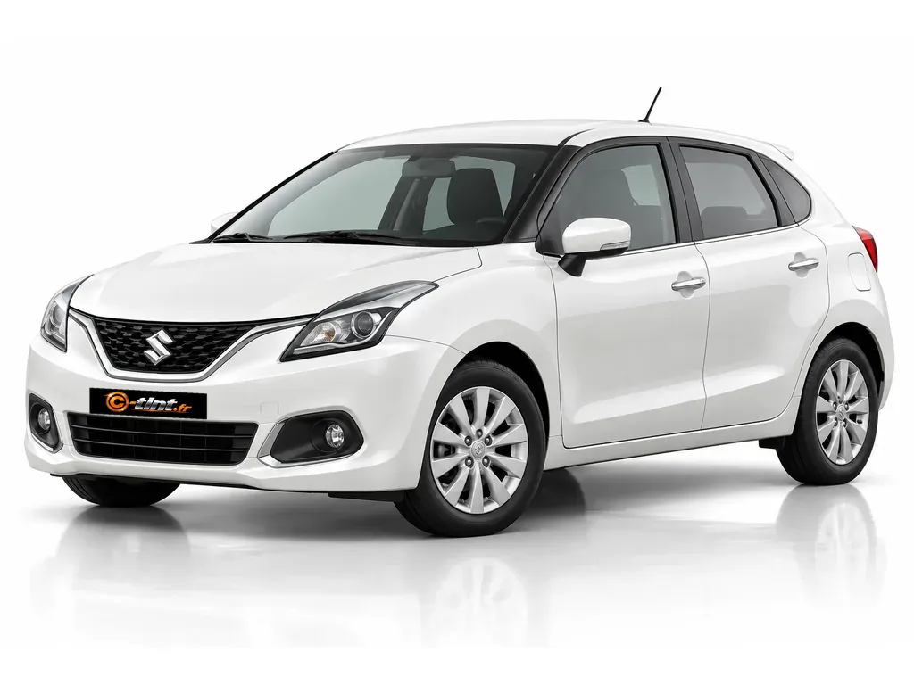 Suzuki Baleno Génération 2 · Compacte · 5 portes — vue trois-quarts avant vers la gauche