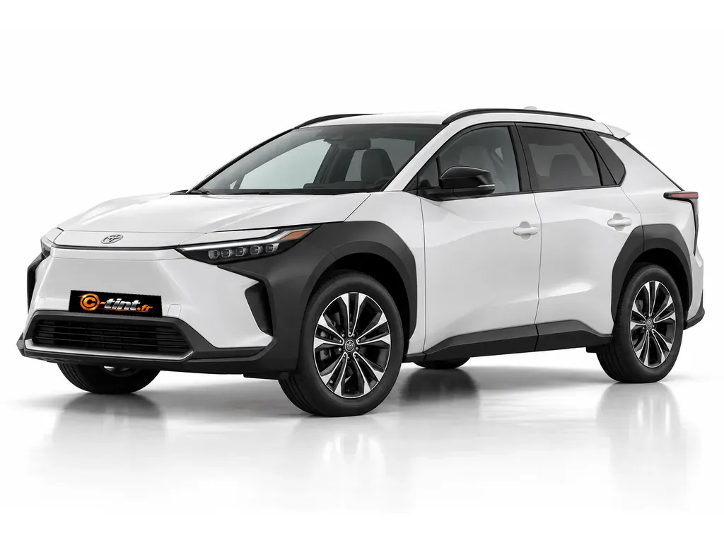 Toyota bZ4X Génération 1 · SUV · 5 portes — vue trois-quarts avant vers la gauche