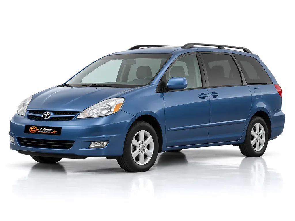 Toyota Sienna XL20 — Génération 2 · Monospace · 5 portes — vue trois-quarts avant vers la gauche