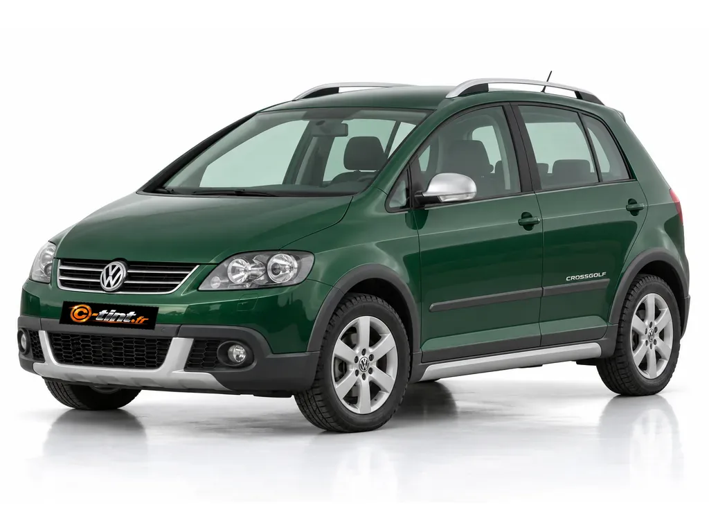 Volkswagen Golf Plus CrossGolf — Phase 1 · Monospace · 5 portes — vue trois-quarts avant vers la gauche