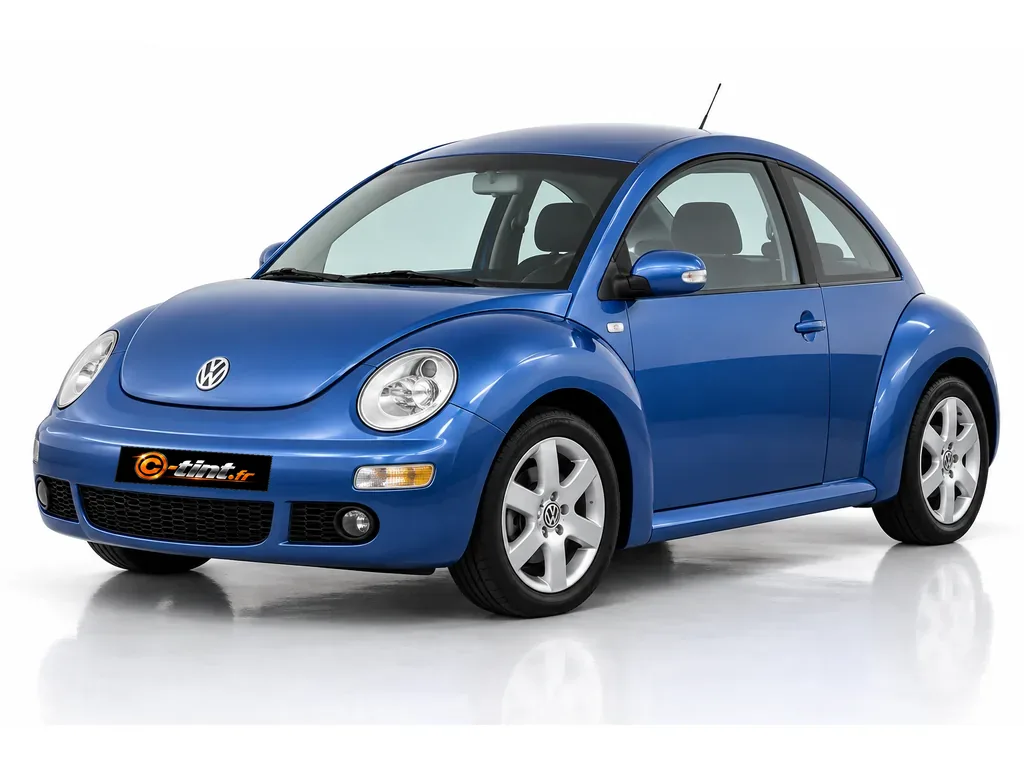 Volkswagen New Beetle 9C — Berline à hayon · Compacte · 3 portes — vue trois-quarts avant vers la gauche
