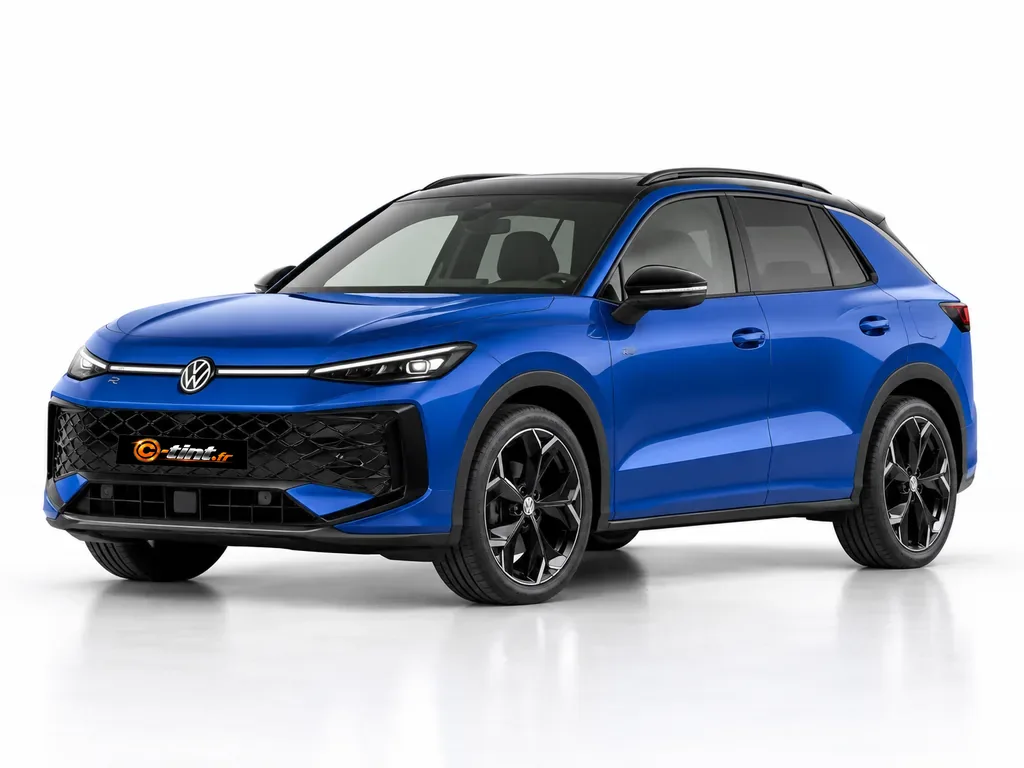 Volkswagen T-Roc Génération 2 · SUV · 5 portes — vue trois-quarts avant vers la gauche