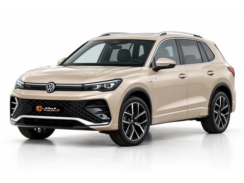 Volkswagen Tiguan Génération 3 · SUV · 5 portes — vue trois-quarts avant vers la gauche
